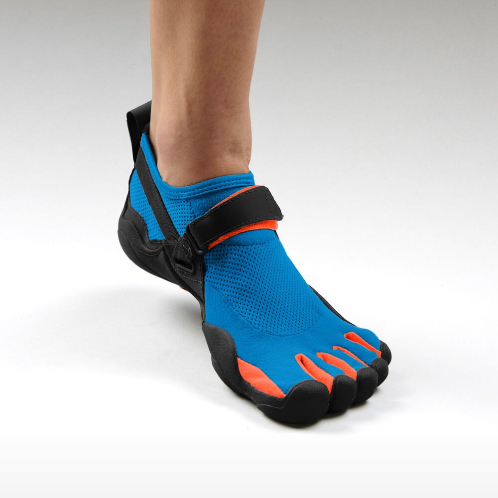 Vibram FiveFingers Heren Kso - Fitness Schoenen Blauw/Oranje - 576419DTE